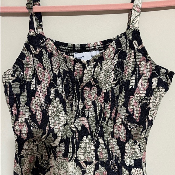 Old Navy Floral Maxi Dress - Black, Pink, Green XL - Picture 1 of 6